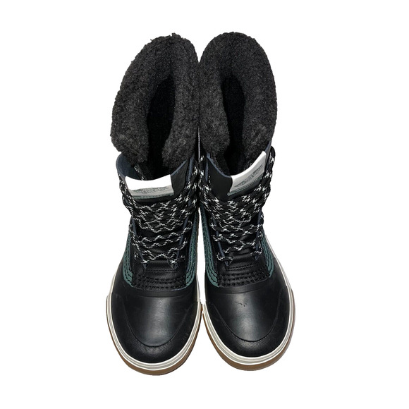 Vans Standard Snow MTE Boots Black Duck Green Snow Boots Men’s Size 8 Leather - Picture 5 of 16